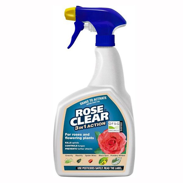 Rose Clear 3 in 1 Action 800ml